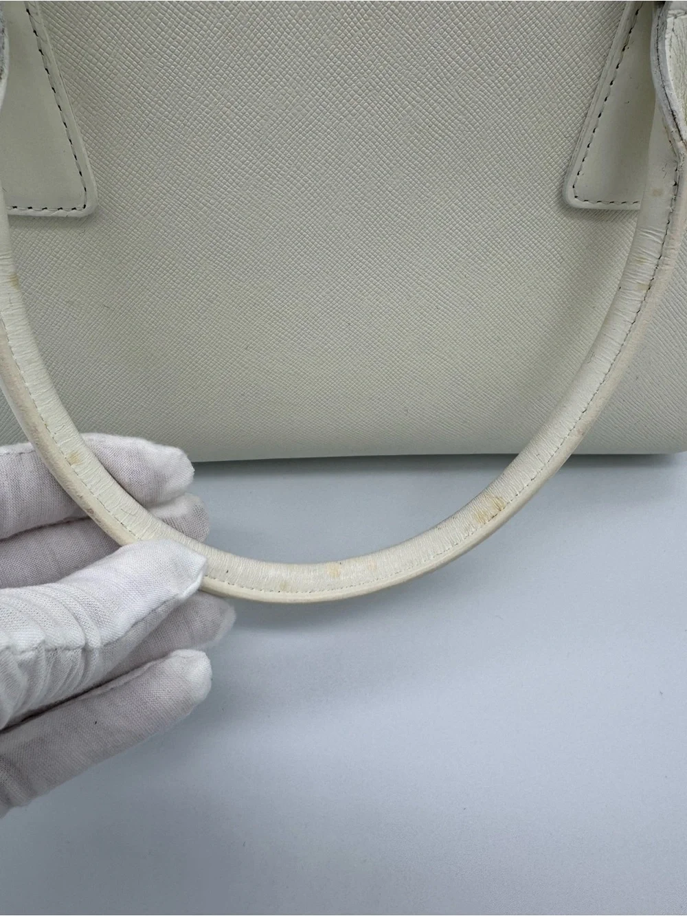 Burberry white satchel early 2000’s‎ purse